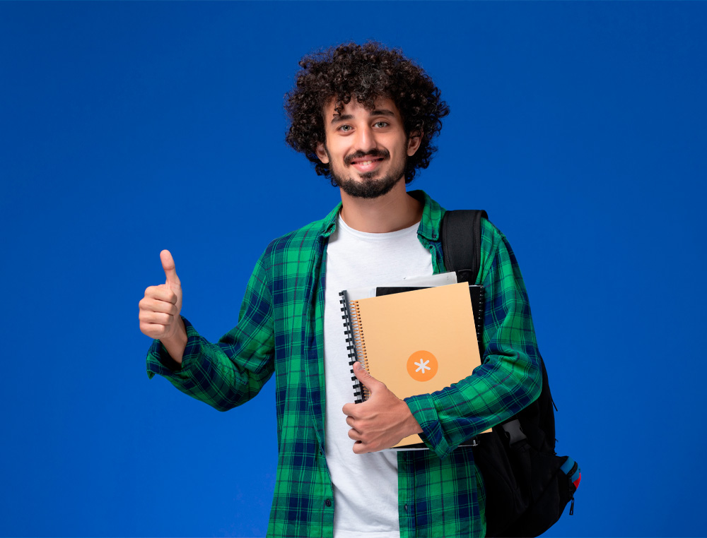 ANTARTIK - Cuaderno espiral liderpapel A4 micro tapa forrada 80h 90 gr cuadro 5mm 1 banda 4 taladros amarillo cl (Ref. KB20)