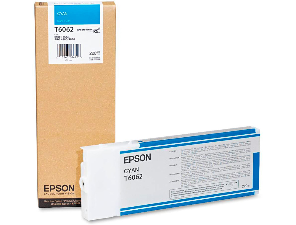 EPSON - Ink-jet gf stylus pro 4880/4800 cian (Ref. C13T606200)