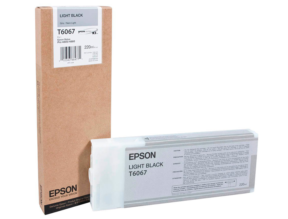 EPSON - Ink-jet gf stylus pro 4880/4800 negro claro (Ref. C13T606700)