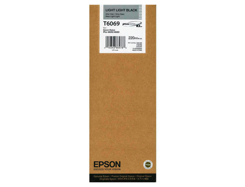 EPSON - Ink-jet gf stylus pro 4880/4800 negro mas claro (Ref. C13T606900)