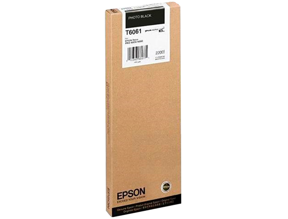 EPSON - Ink-jet gf stylus pro 4880/4800 negro photo (Ref. C13T606100)