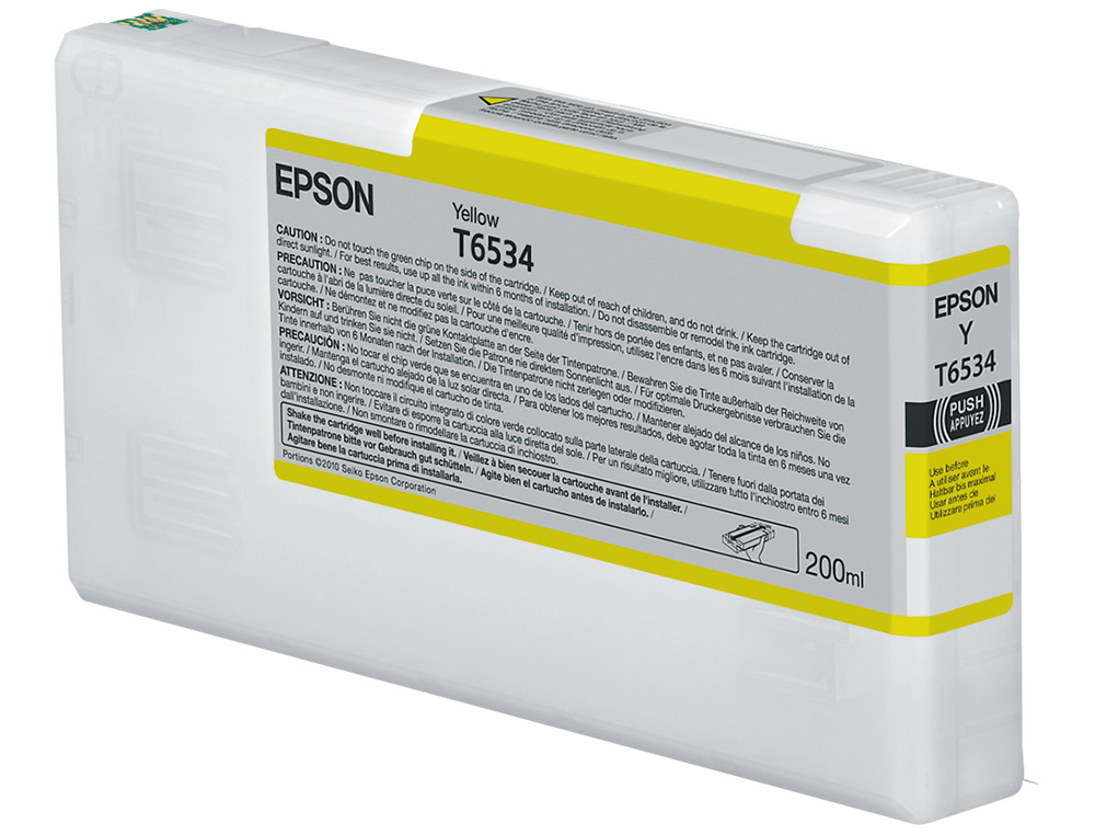 EPSON - Ink-jet gf stylus pro-4900 amarillo (200 ml) (Ref. C13T653400)