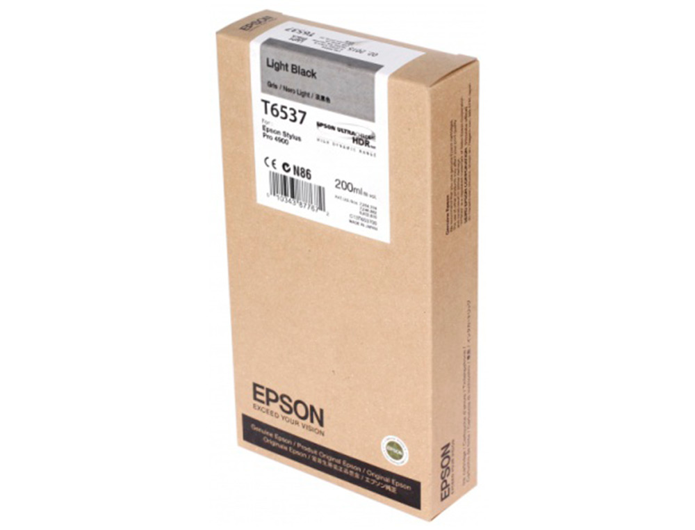 EPSON - Ink-jet gf stylus pro-4900 gris 200 ml (Ref. C13T653700)