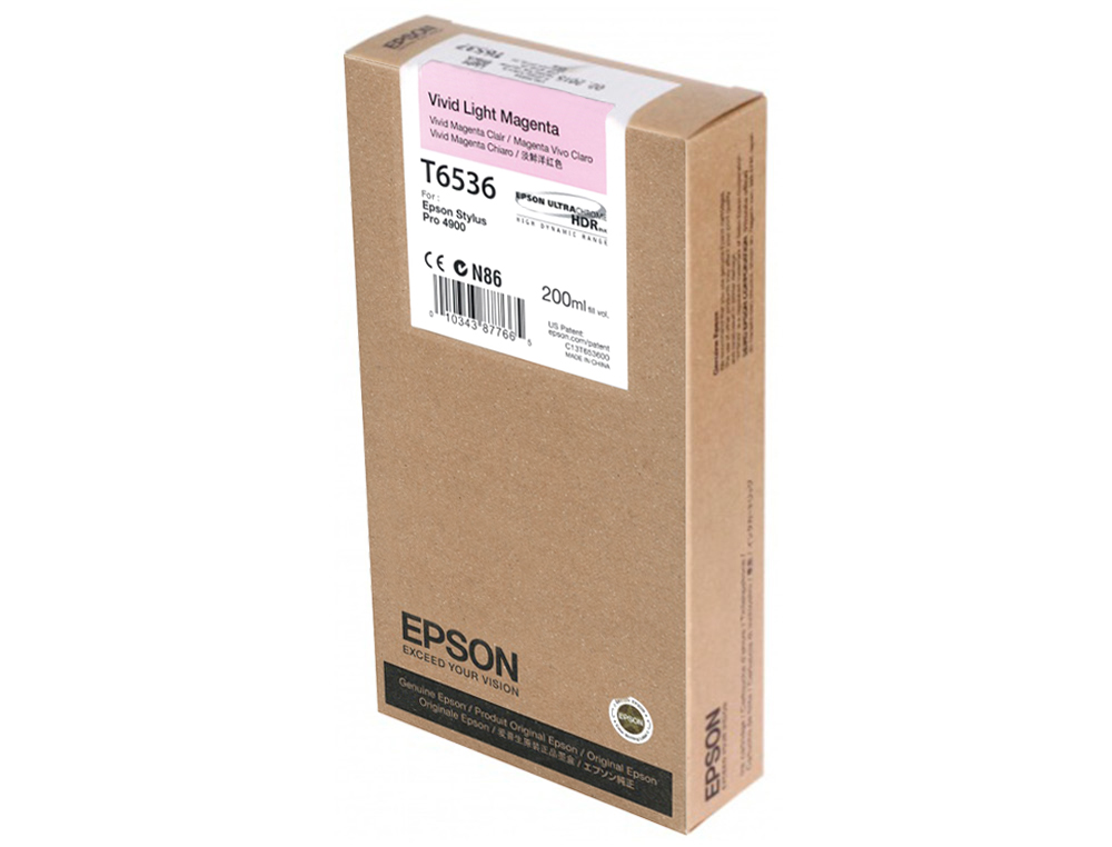 EPSON - Ink-jet gf stylus pro-4900 magenta vivo claro 200 ml (Ref. C13T653600)