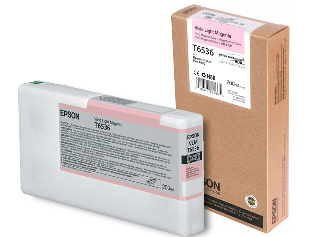 EPSON - Ink-jet gf stylus pro-4900 magenta vivo claro 200 ml (Ref. C13T653600)