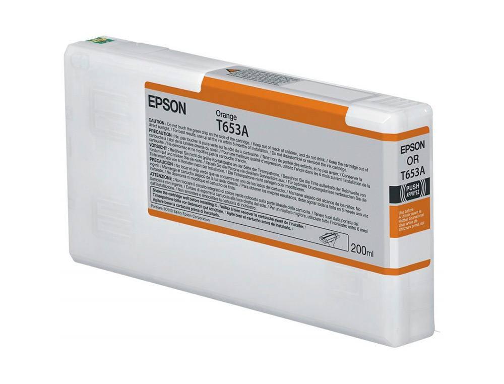 EPSON - Ink-jet gf stylus pro-4900 naranja 200 ml (Ref. C13T653A00)