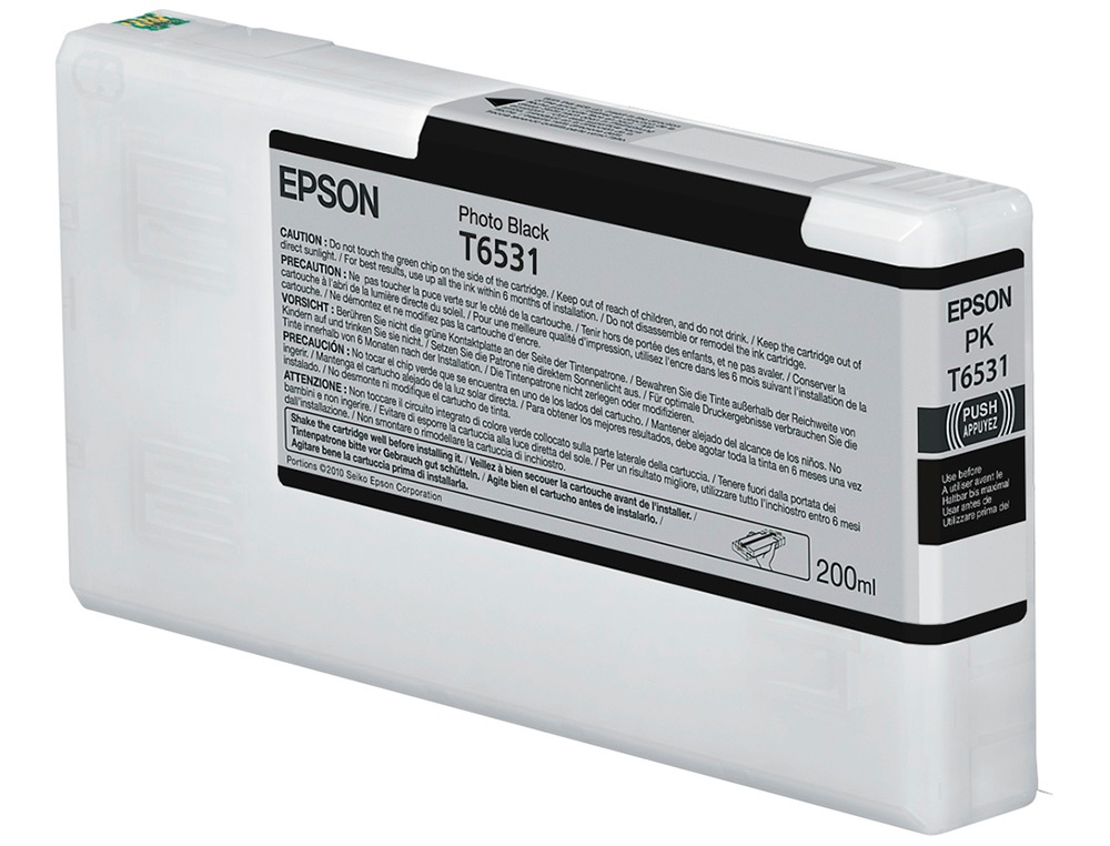 EPSON - Ink-jet gf stylus pro-4900 negro foto 200 ml (Ref. C13T653100)