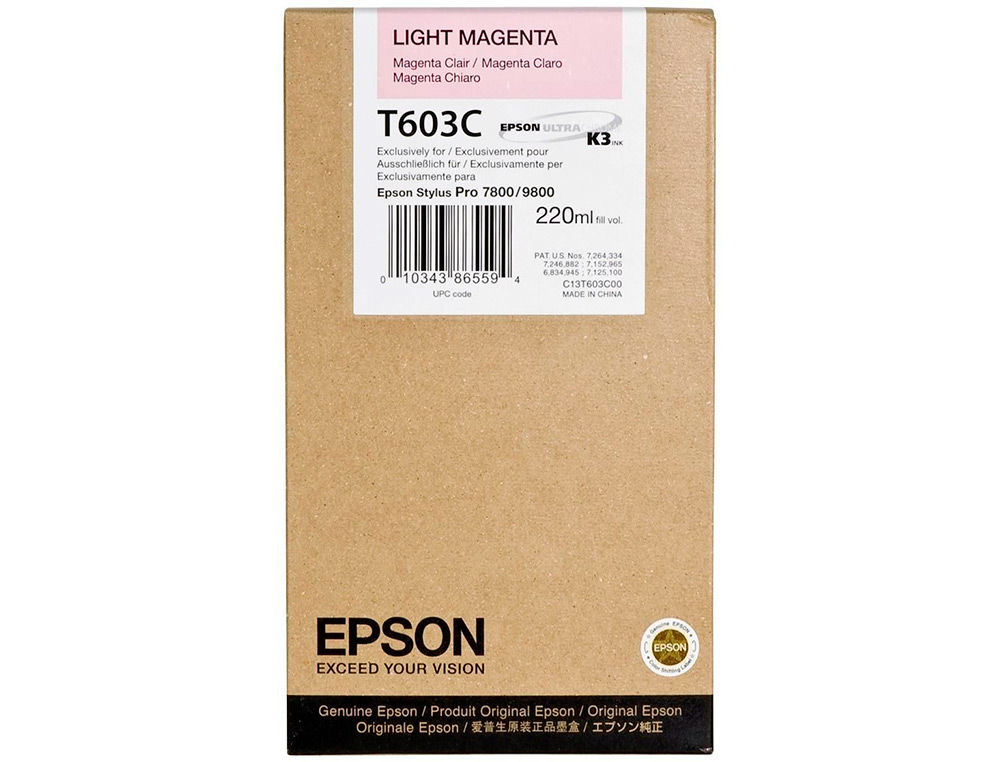 EPSON - Ink-jet gf stylus pro 7800/9800 magenta claro (Ref. C13T603C00)