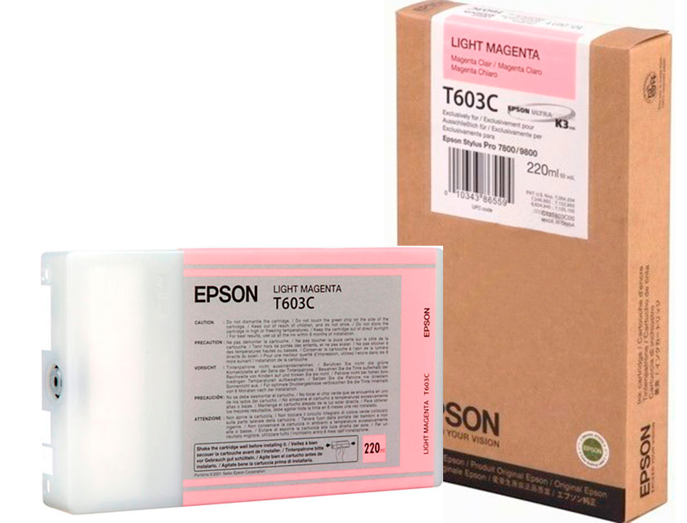 EPSON - Ink-jet gf stylus pro 7800/9800 magenta claro (Ref. C13T603C00)