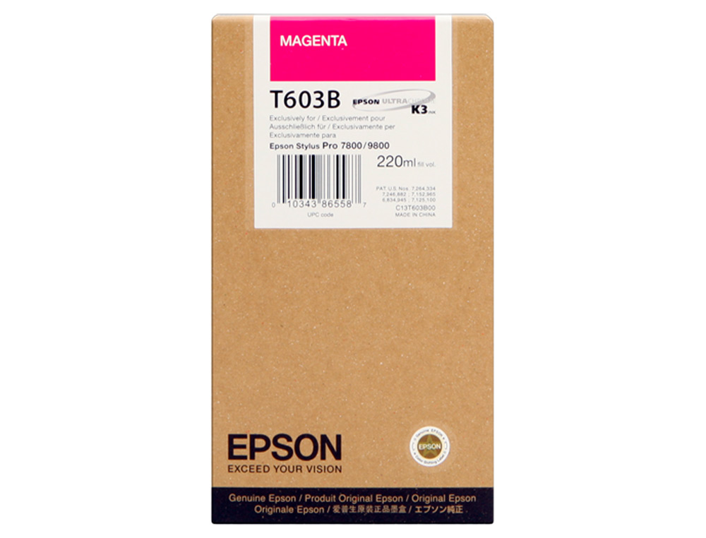 EPSON - Ink-jet gf stylus pro 7800/9800 magenta (Ref. C13T603B00)