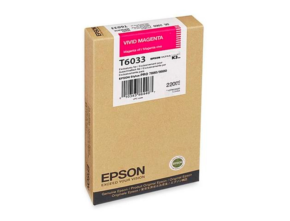 EPSON - Ink-jet gf stylus pro 7800/9800 magenta (Ref. C13T603B00)