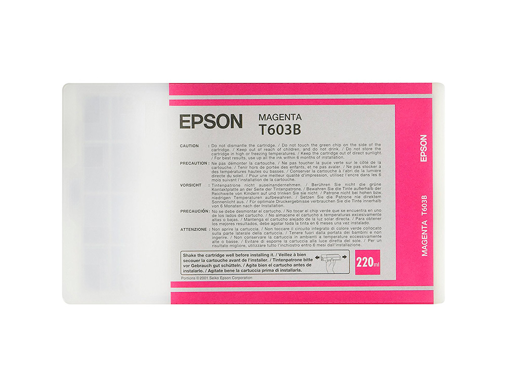 EPSON - Ink-jet gf stylus pro 7800/9800 magenta (Ref. C13T603B00)