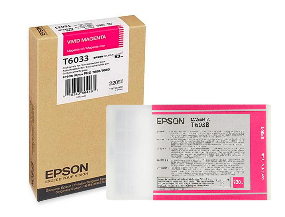 EPSON - Ink-jet gf stylus pro 7800/9800 magenta (Ref. C13T603B00)