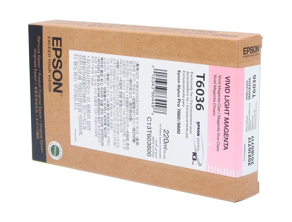 EPSON - Ink-jet gf stylus pro 7880/9880 magenta claro vivo (Ref. C13T603600)