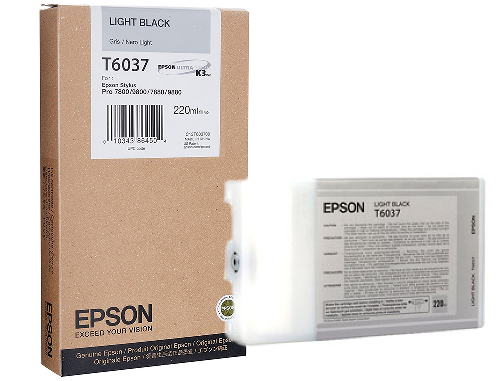 EPSON - Ink-jet gf stylus pro 7880/9880 negro claro (Ref. C13T603700)