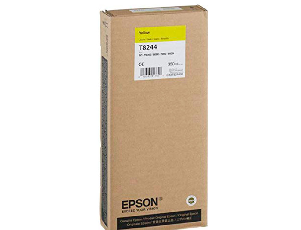 EPSON - Ink-jet gf surecolor serie sc-p amarillo ultrachrome hdx/hd 350ml (Ref. C13T824400)