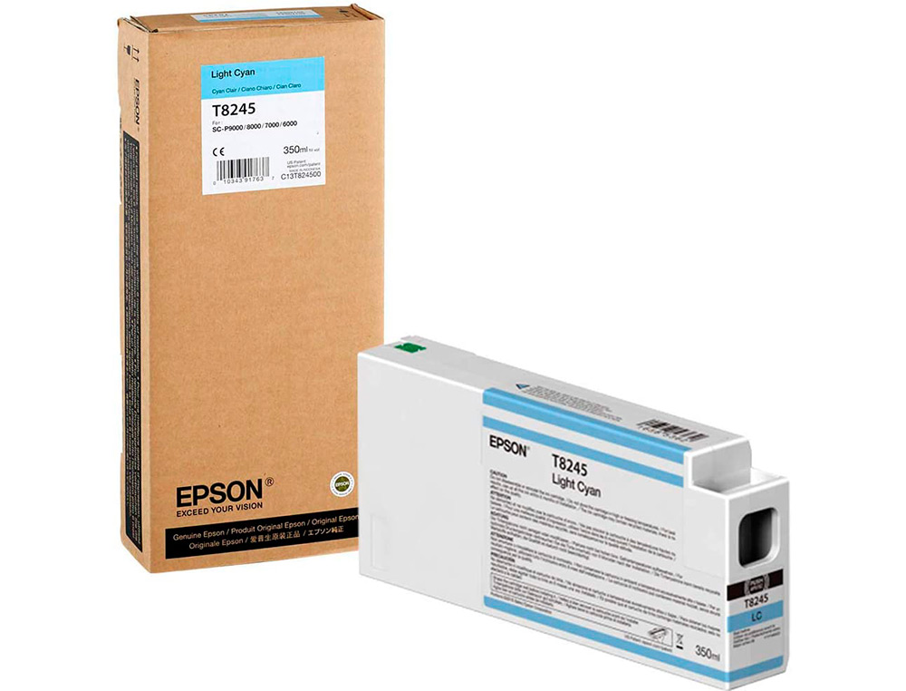 EPSON - Ink-jet gf surecolor serie sc-p cian claro ultrachrome hdx/hd 350ml (Ref. C13T824500)