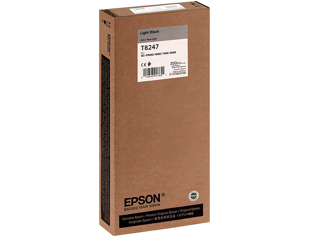 EPSON - Ink-jet gf surecolor serie sc-p gris ultrachrome hdx/hd 350ml (Ref. C13T824700)