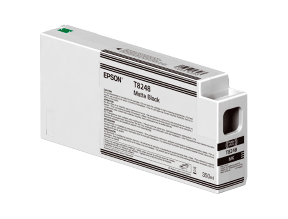 EPSON - Ink-jet gf surecolor serie sc-p negro mate ultrachrome hdx/hd 350ml (Ref. C13T824800)