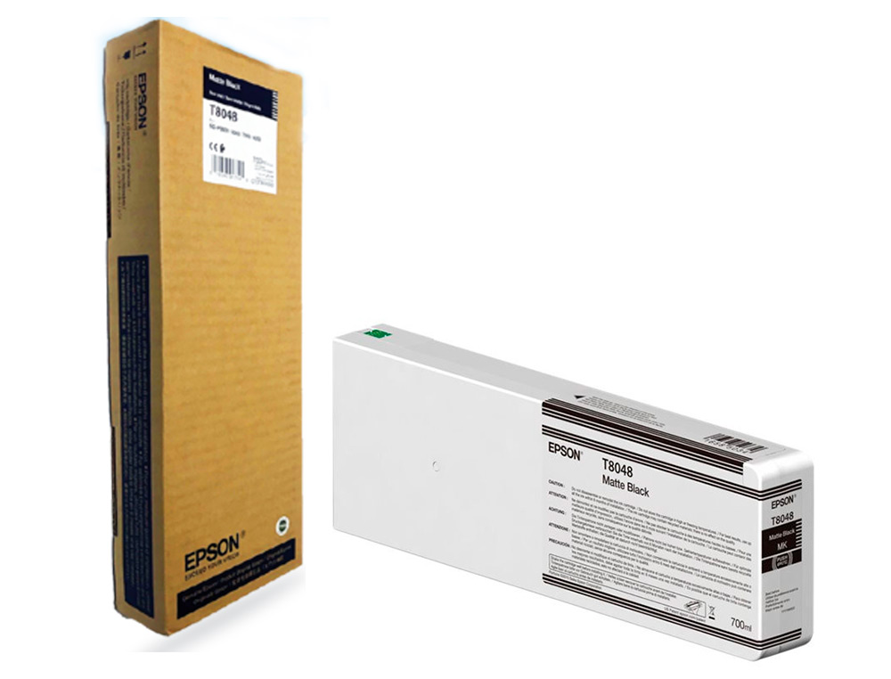 EPSON - Ink-jet gf surecolor serie sc-p negro matte ultrachrome hdx/hd 700ml (Ref. C13T804800)