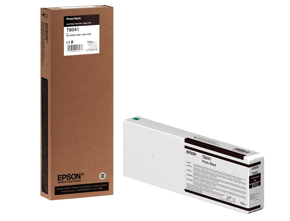 EPSON - Ink-jet gf surecolor serie sc-p negro photo ultrachrome hdx/hd 700ml (Ref. C13T804100)