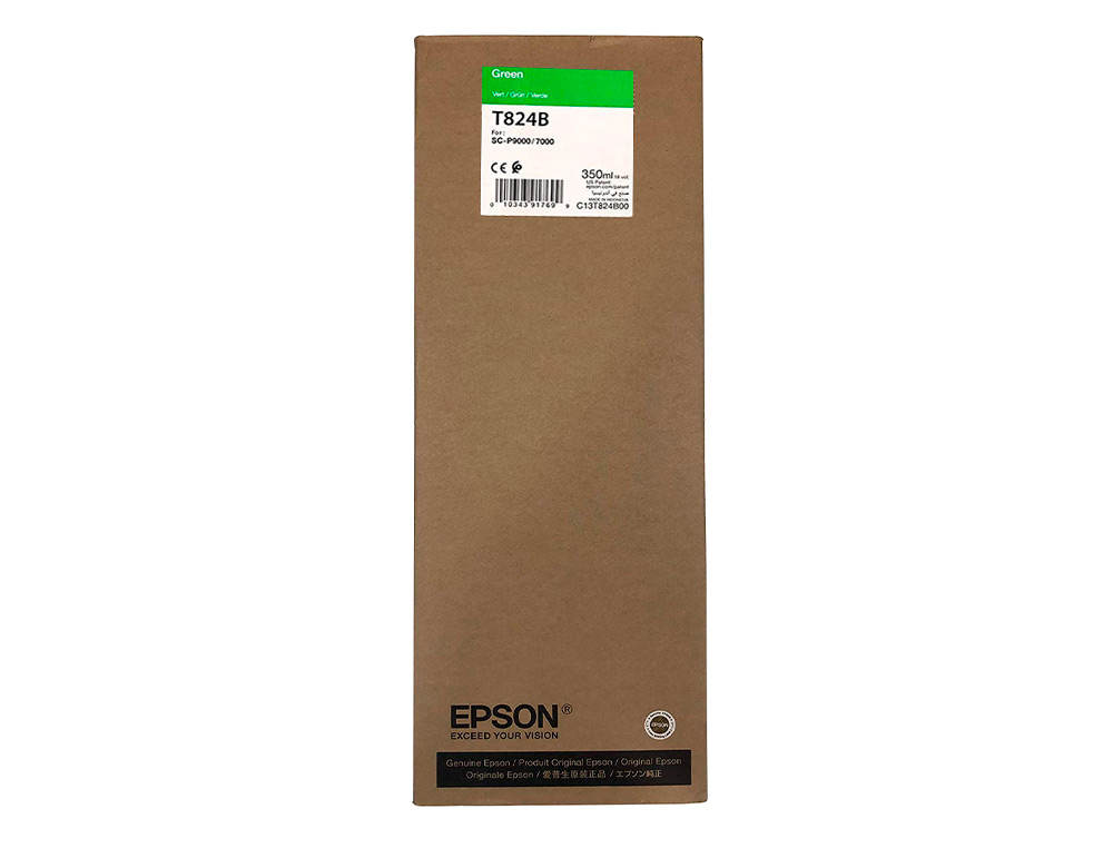 EPSON - Ink-jet gf surecolor serie sc-p verde ultrachrome hdx/hd 350ml (Ref. C13T824B00)