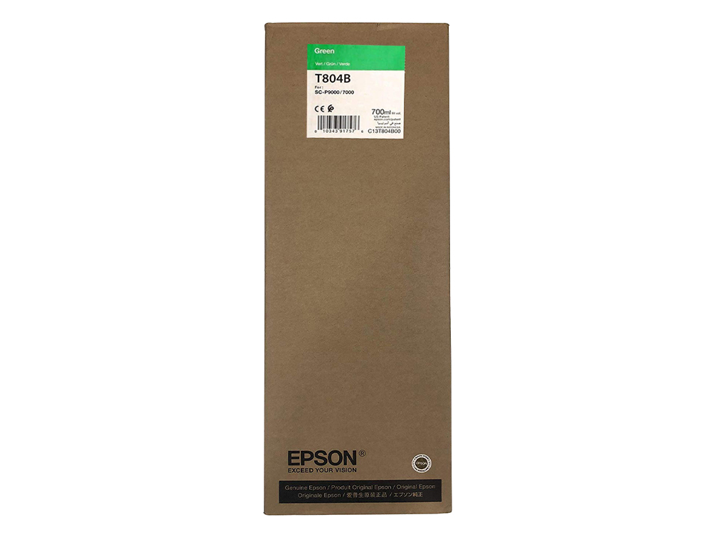 EPSON - Ink-jet gf surecolor serie sc-p verde ultrachrome hdx/hd 700ml (Ref. C13T804B00)