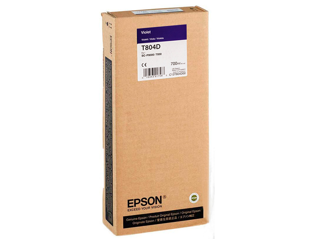 EPSON - Ink-jet gf surecolor serie sc-p violeta ultrachrome hdx/hd 700ml (Ref. C13T804D00)