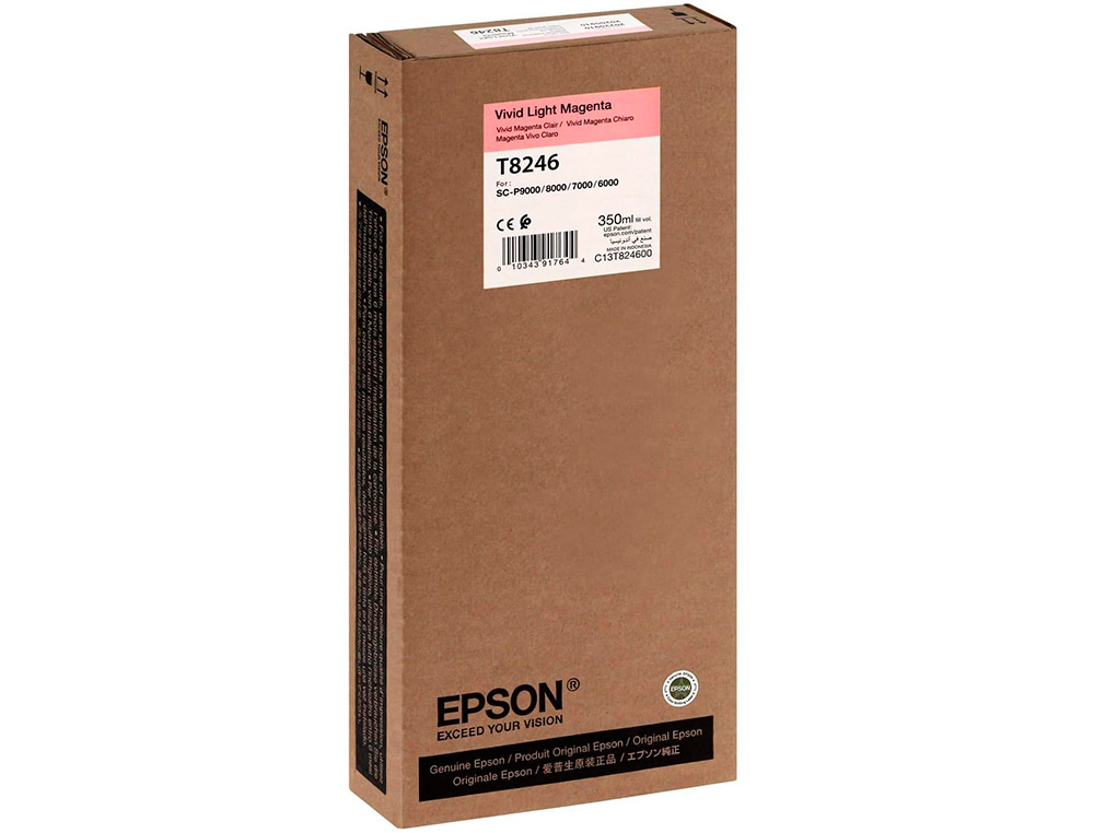 EPSON - Ink-jet gf surecolor serie sc-p vivid light magenta ultrachrome hdx/hd 350ml (Ref. C13T824600)