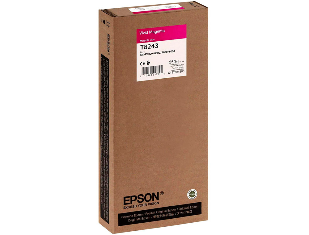 EPSON - Ink-jet gf surecolor serie sc-p vivid magenta ultrachrome hdx/hd 350ml (Ref. C13T824300)