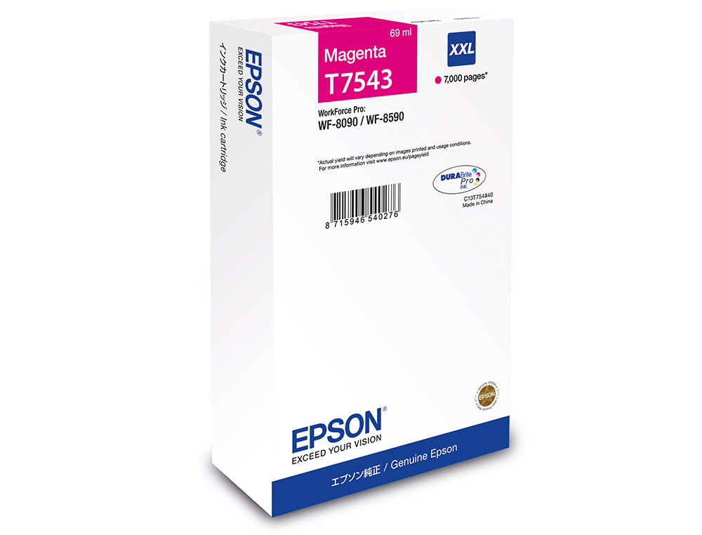 EPSON - Ink-jet magenta xxl 7000p wf-8x90 (Ref. C13T754340)