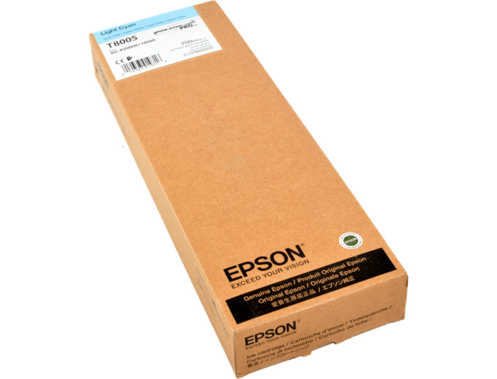 EPSON - Ink-jet singlepack light cian t800500 ultrachrome pro 700ml (Ref. C13T800500)