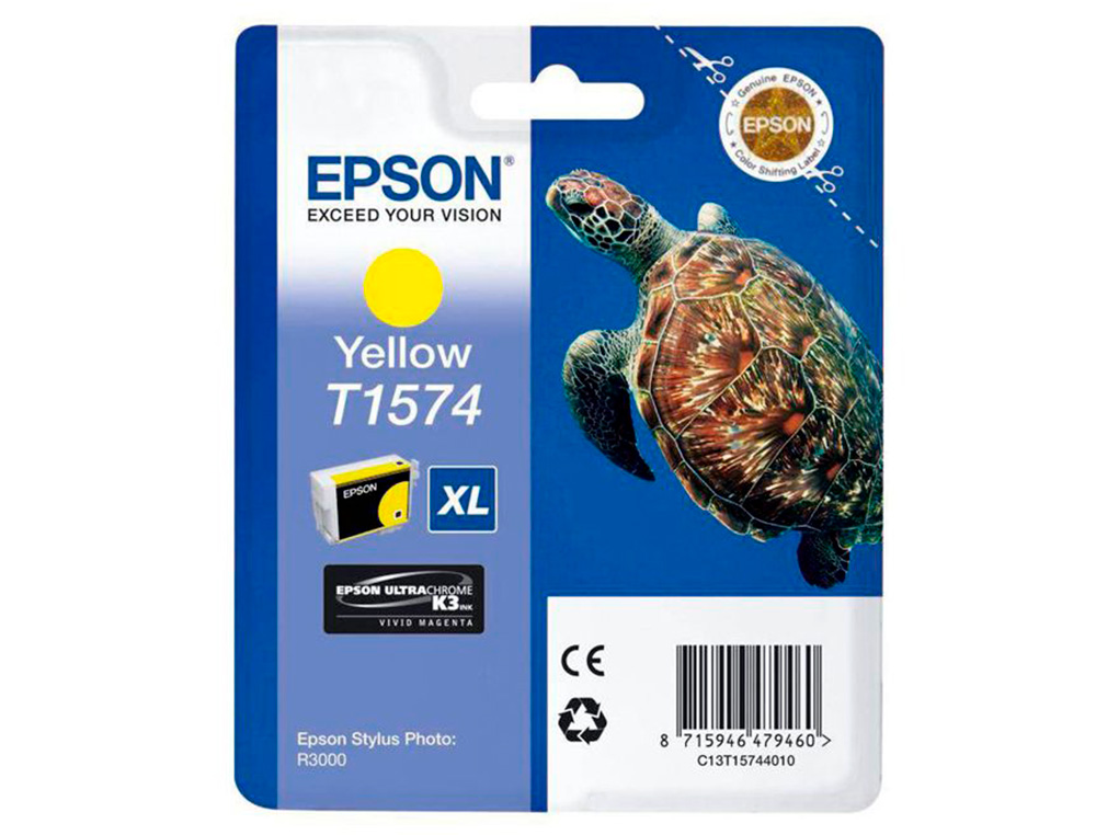 EPSON - Ink-jet stylus photo r3000 amarillo (Ref. C13T15744010)
