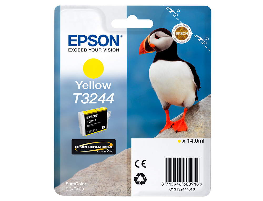 EPSON - Ink-jet surecolor sc-p400 amarillo (Ref. C13T32444010)