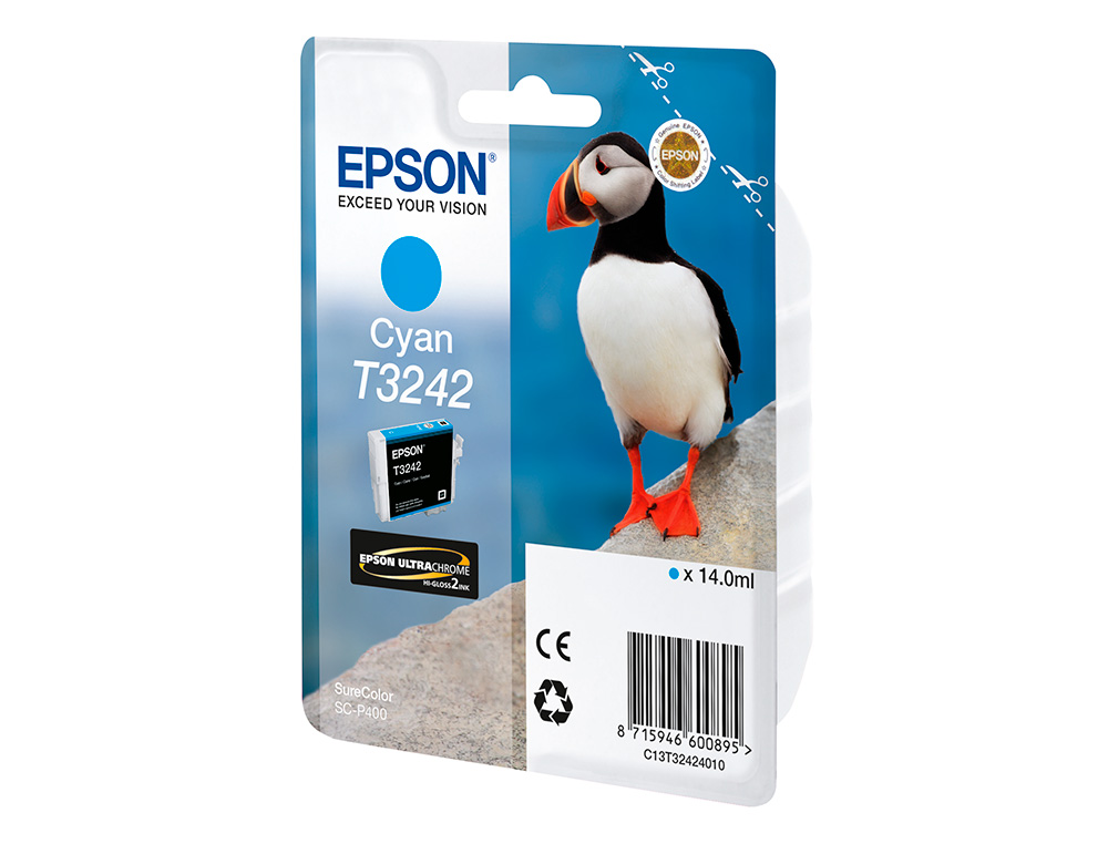 EPSON - Ink-jet surecolor sc-p400 cian (Ref. C13T32424010)