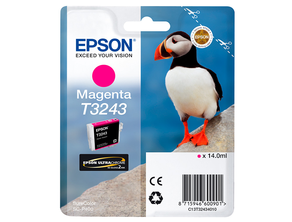 EPSON - Ink-jet surecolor sc-p400 magenta (Ref. C13T32434010)
