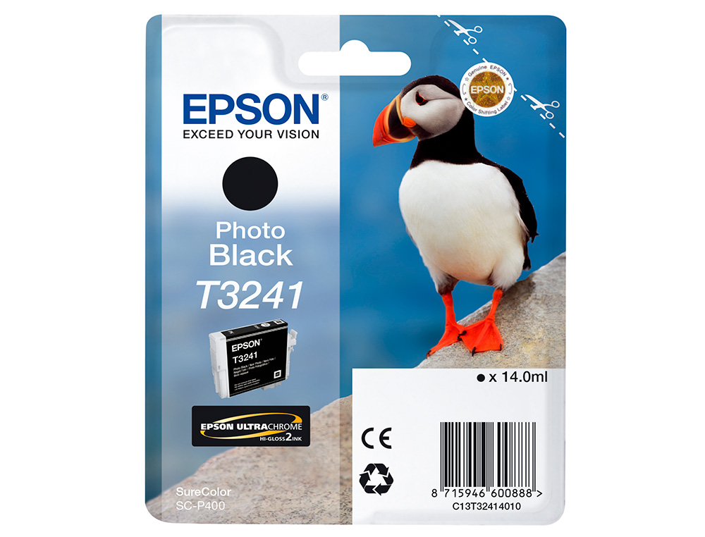 EPSON - Ink-jet surecolor sc-p400 negro photo (Ref. C13T32414010)