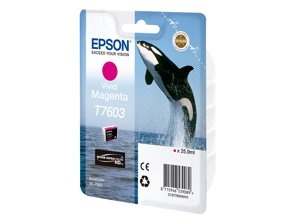 EPSON - Ink-jet surecolor sc-p600 magenta vivo (Ref. C13T76034010)