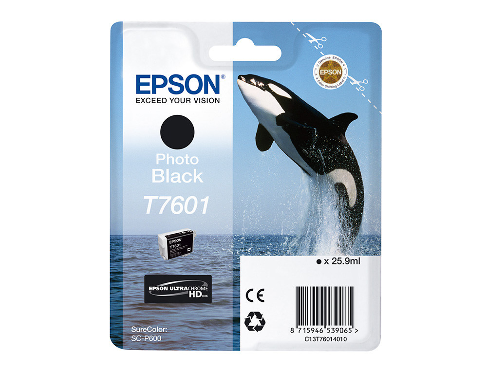 EPSON - Ink-jet surecolor sc-p600 negro mate (Ref. C13T76084010)