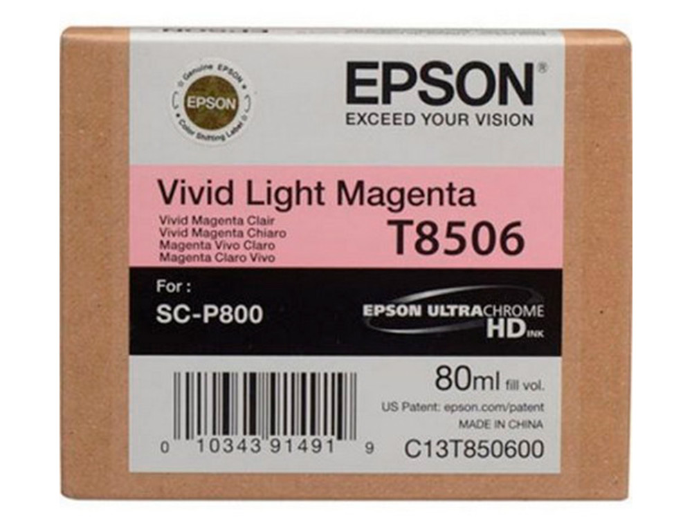 EPSON - Ink-jet surecolor sc-p800 magenta claro (Ref. C13T850600)