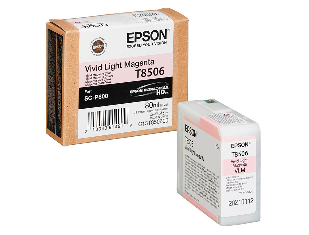 EPSON - Ink-jet surecolor sc-p800 magenta claro (Ref. C13T850600)