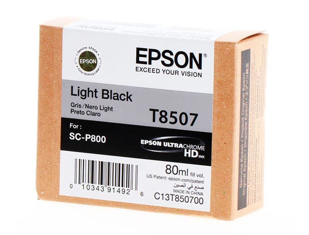 EPSON - Ink-jet surecolor sc-p800 negro claro (Ref. C13T850700)