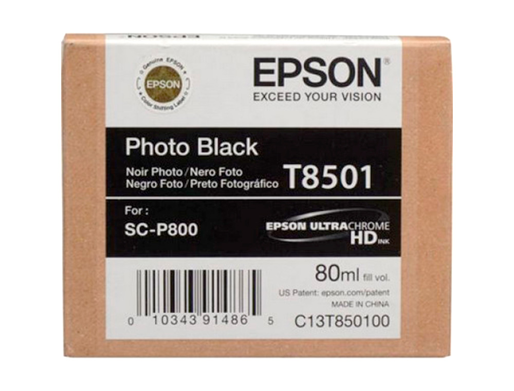 EPSON - Ink-jet surecolor sc-p800 negro foto (Ref. C13T850100)