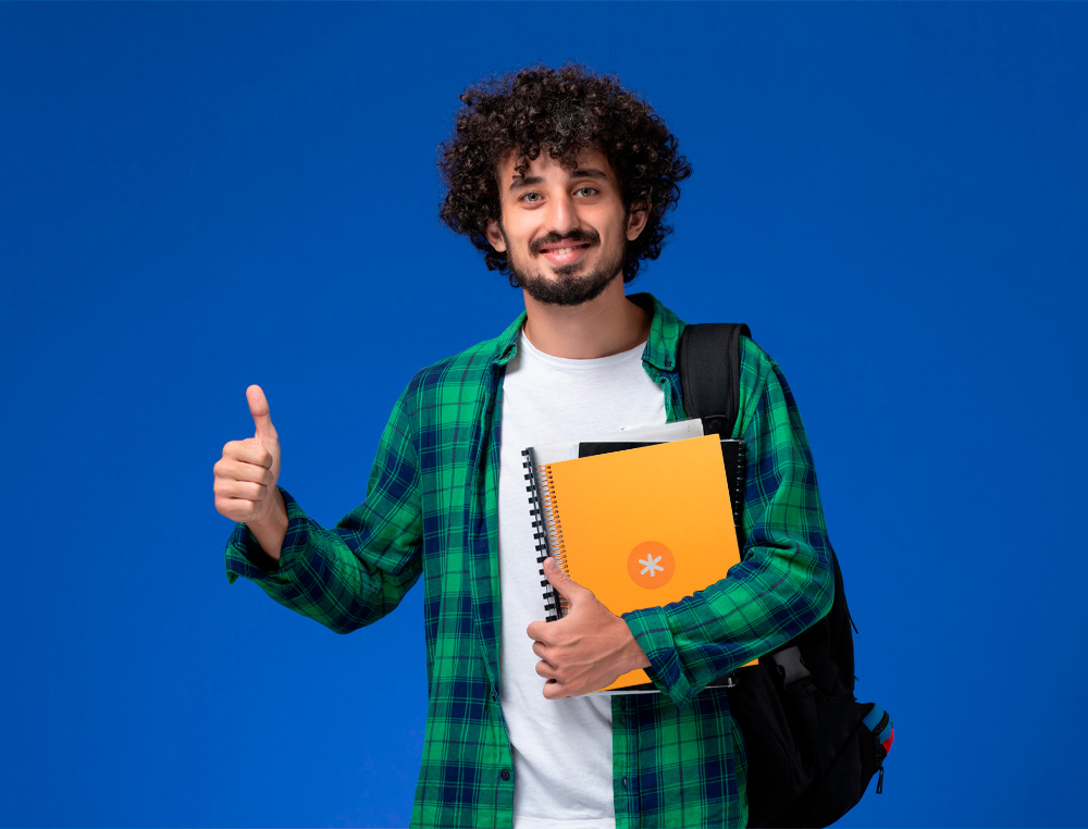 ANTARTIK - Cuaderno espiral liderpapel A4 micro tapa forrada 80h 90 gr cuadro 5mm 1 banda 4 taladros mostaza (Ref. KB21)