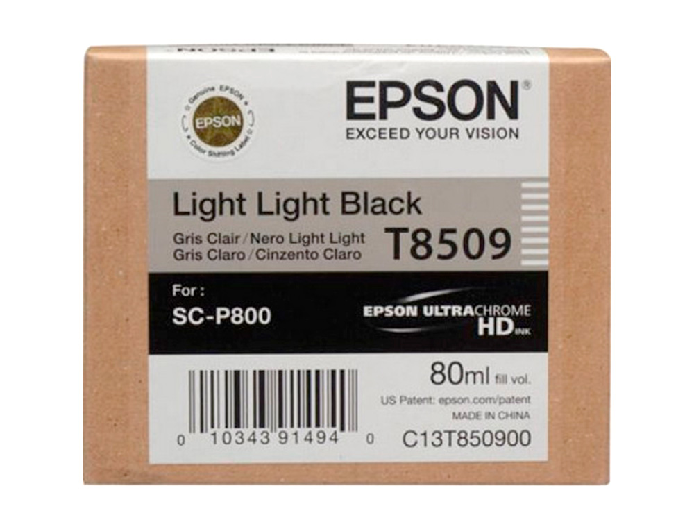 EPSON - Ink-jet surecolor sc-p800 negro light light (Ref. C13T850900)