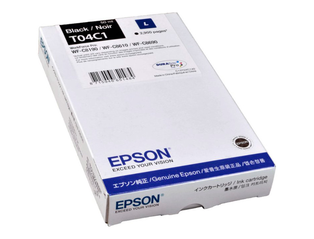 EPSON - Ink-jet t04c1 negro 2900 paginas (Ref. C13T04C140)