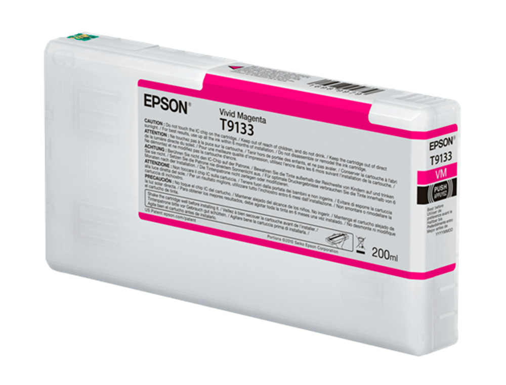 EPSON - Ink-jet t9133 vivid magenta ink 200ml (Ref. C13T913300)