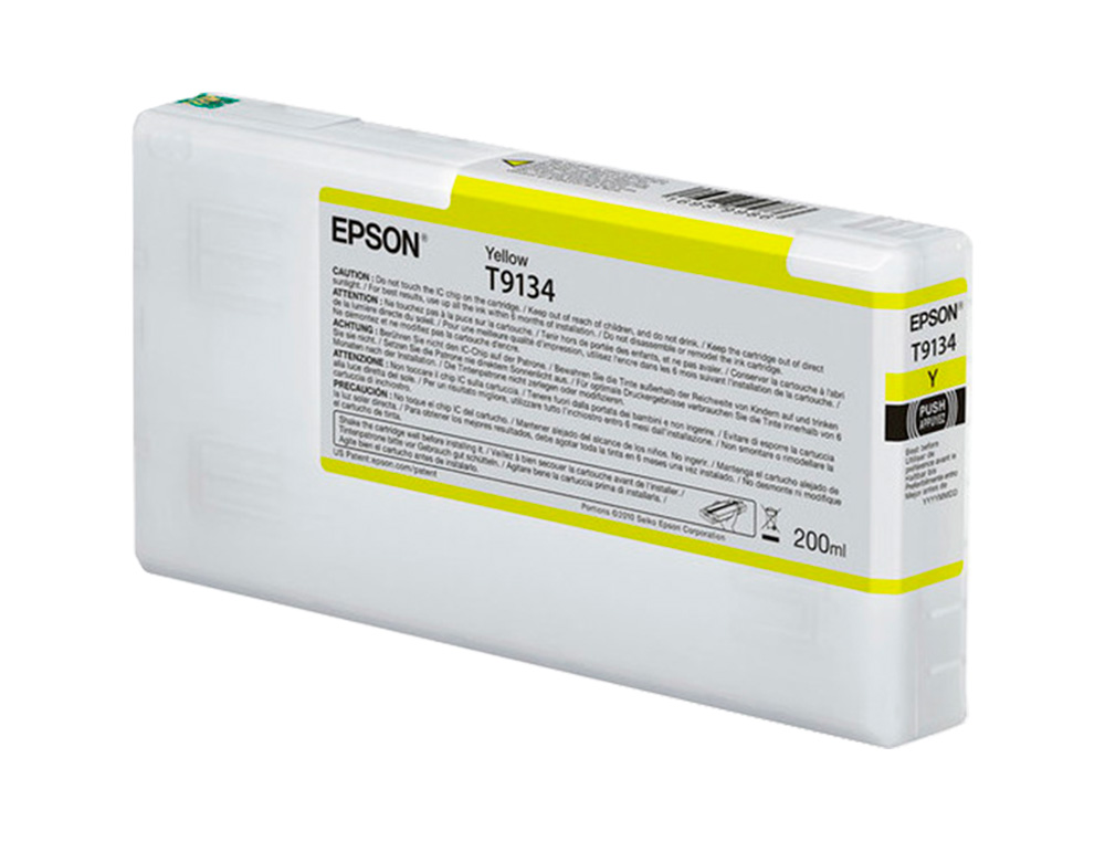 EPSON - Ink-jet t9134 amarillo ink 200ml (Ref. C13T913400)
