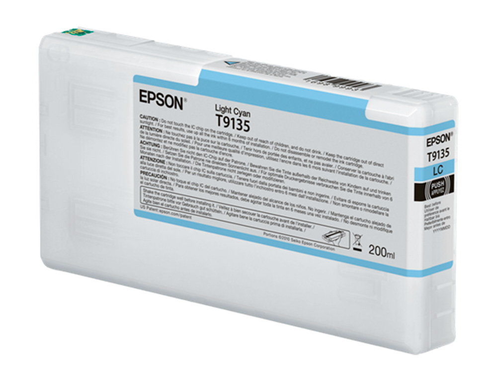 EPSON - Ink-jet t9135 light cian ink 200ml (Ref. C13T913500)