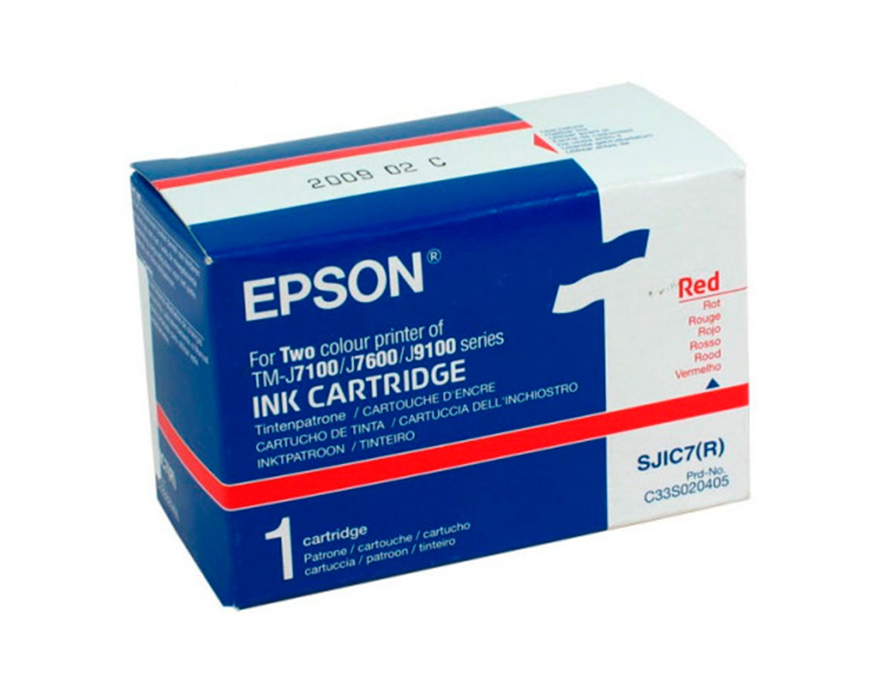 EPSON - Ink-jet tm-j 7100/7600 rojo (Ref. C33S020405)